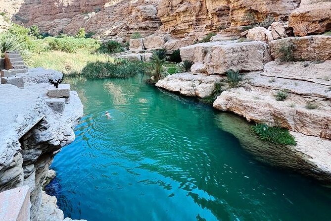 2 Days Private Wadi Shab Tour in Desert Safari - Muscat To Bimmah Sinkhole: A Quick First Stop