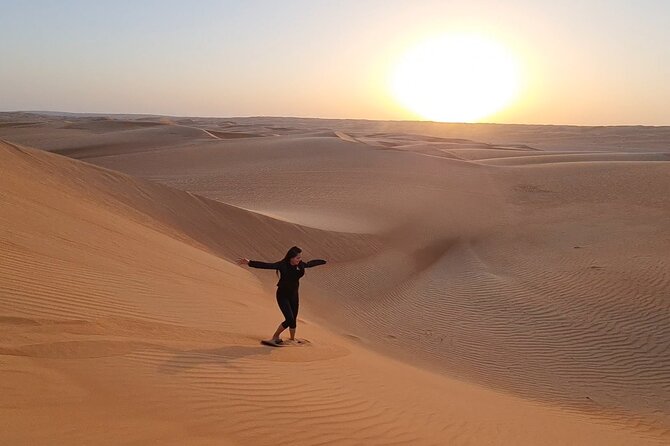 7-8 Hours Private Desert Adventure Trip with Activities - Sandboarding for a low-cost thrill