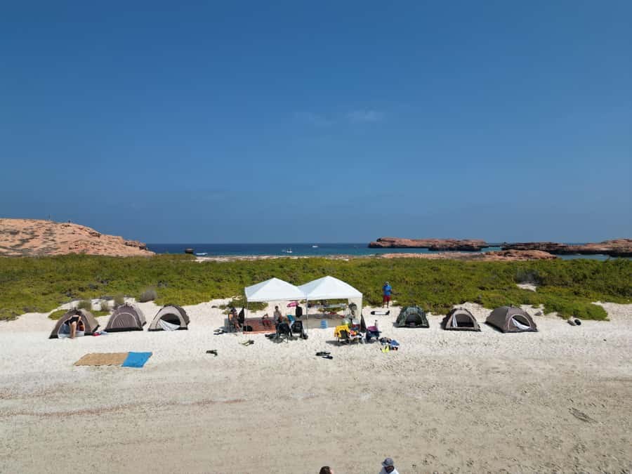 Camping to the Daymaniyat Islands with an overnight stay - Reaching the Daymaniyat Islands from Seeb