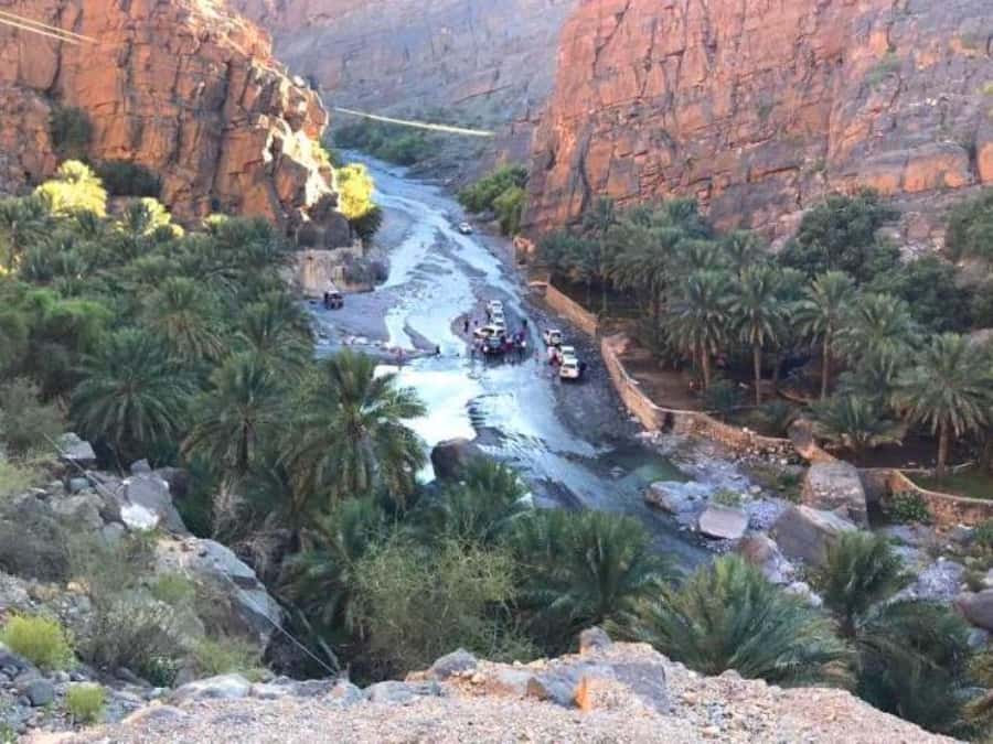 Day Trip to Jabal Shams, Wadi Nakhar, Misfat Al Abriyeen - Jabal Shams and the 2,000-meter canyon view