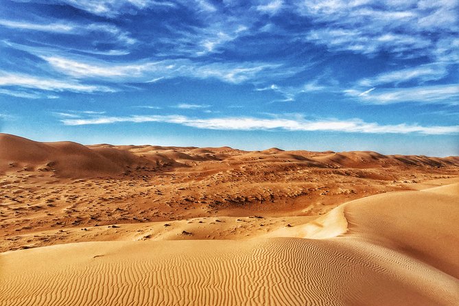 Desert Experience: Wahiba Sands & Wadi Bani Khalid Full-Day Tour - The guide can shape the whole day