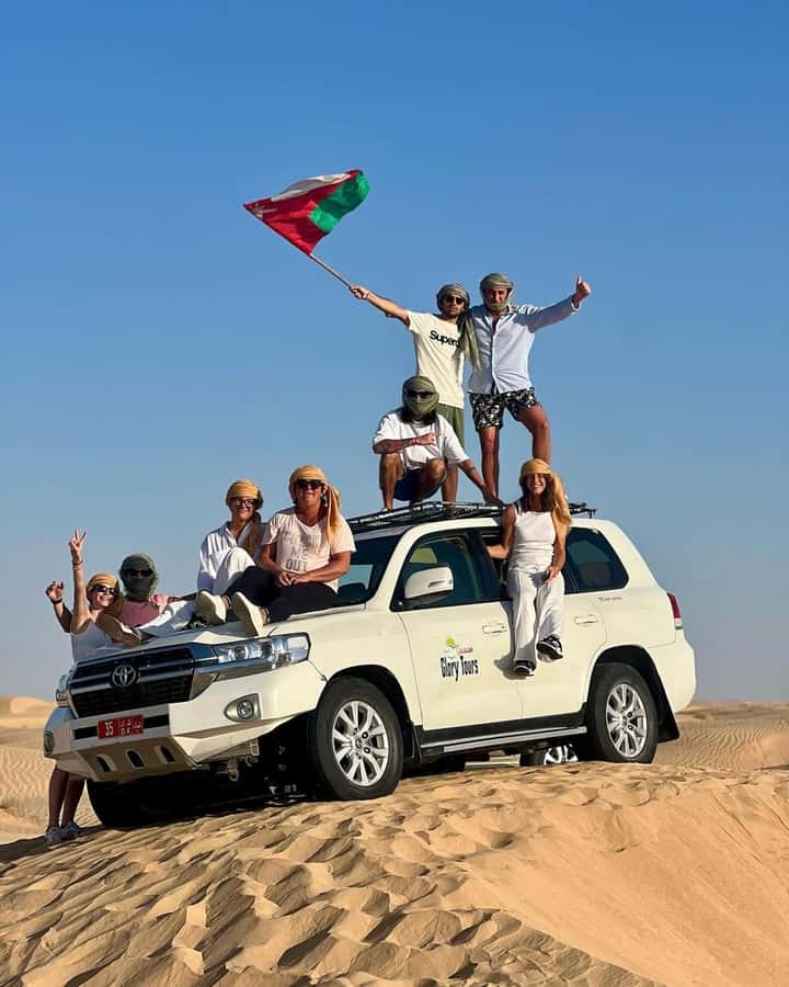 Desert Safari, Sunset & Sand Bashing (Rub Al Khali Desert) - Wadi Dawka and Dhofar’s frankincense trees