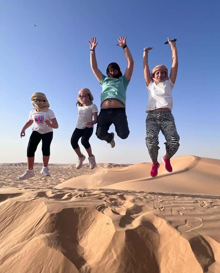 Desert Safari, Sunset & Sand Bashing (Rub Al Khali Desert) - A short Thumrait break and the road into Al Nejd