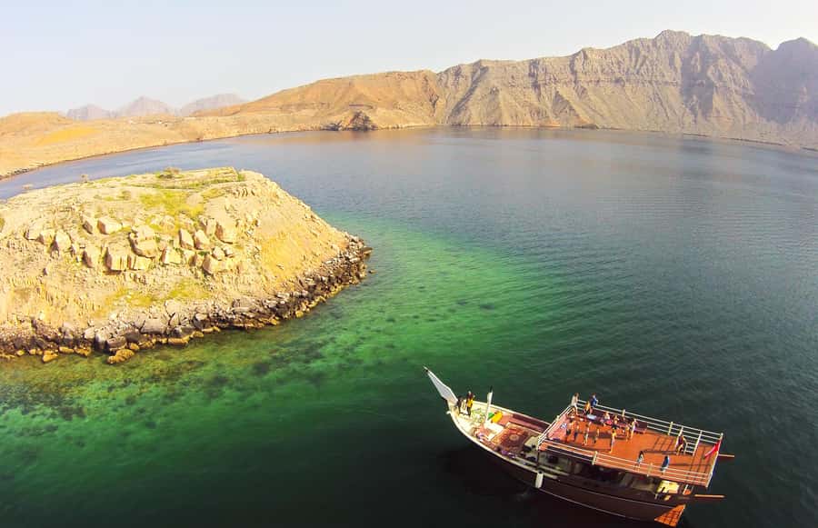 From Khasab: Fjords of Musandam Dhow Cruise & Buffet Lunch - Seebi Island and the other fjord stops