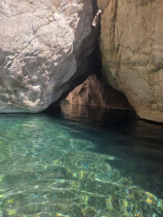 From Muscat: Desert and Wadi Bani Khalid Oasis Full-Day Tour - Wadi Bani Khalid: cool pools after hot sand