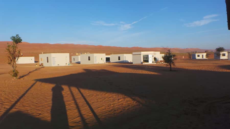 From Muscat: Guided Overnight Desert Camp Tour - Arriving at Wahiba Sands for sunset