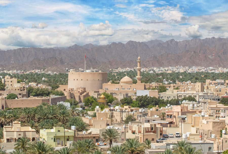 From Muscat: Nizwa and Jebel Shams Day Trip - Nizwa Fort and the city below