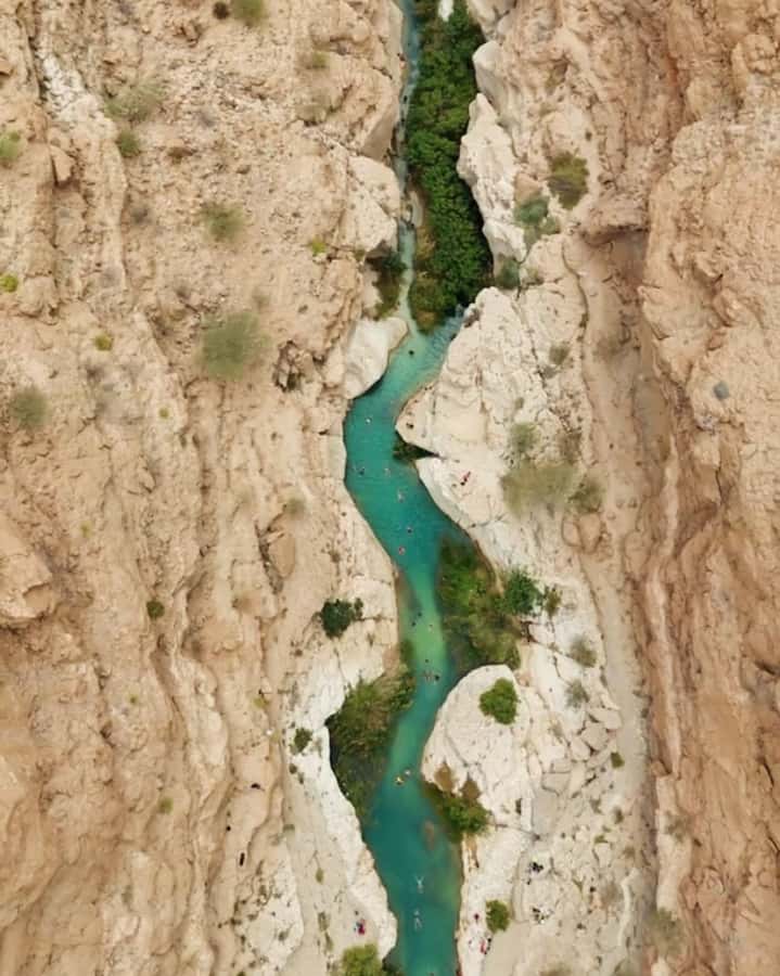 From Muscat:Private Wadi Shab and Bimmah SinkHole Tour - A pause at Fins Beach