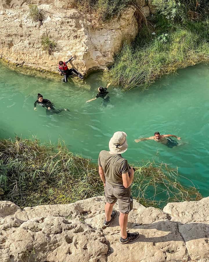 From Muscat:Private Wadi Shab and Bimmah SinkHole Tour - What to pack for the rocky wadi