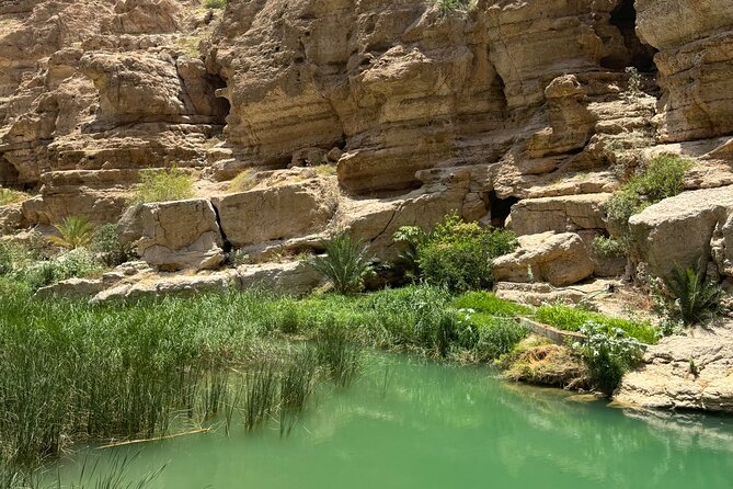 From Muscat Wadi Shab and Bimmah Sinkhole Tour - Bimmah Sinkhole adds a second kind of scenery