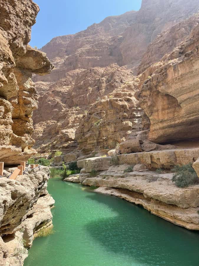 From Muscat: Wadi Shab & Sinkhole Private Tour & Free Lunch - The cave swim and hidden waterfall