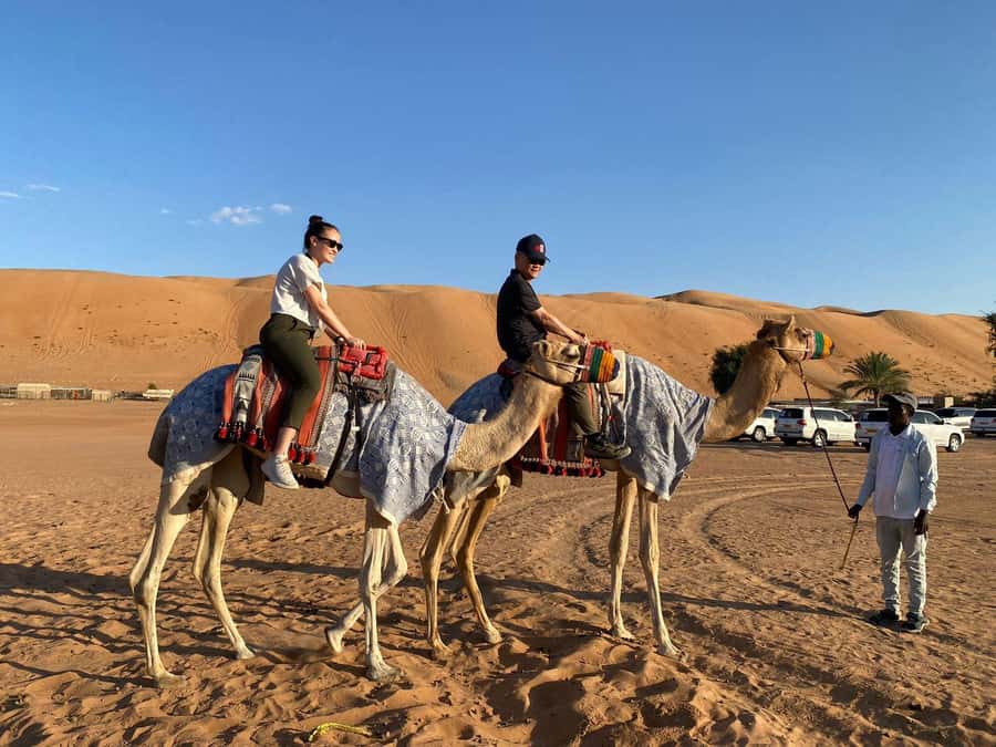 From Muscat: Wahiba Sands Sunset with Desert Camp Dinner - Dinner beneath the desert night sky