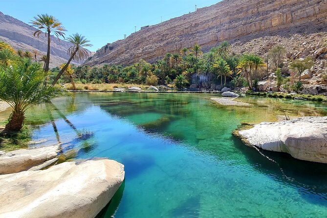 Full-Day Private Wahiba Sands Desert and Wadi Bani Khalid Tour - Reaching Wadi Bani Khalid after the sand