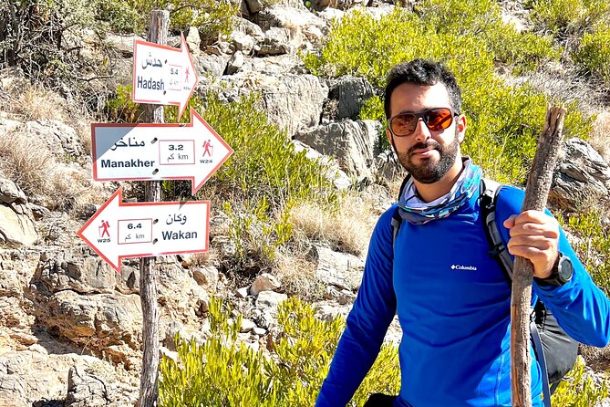 Full Day Tour from Wakan to Jebel Akhdar Trekking - Wakan Horn and the view over Wadi Mistal