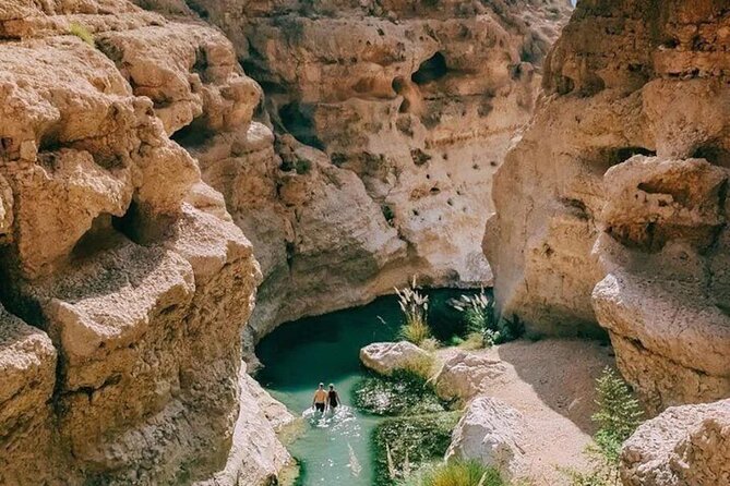 Full Day Wadi Shab And Bimah Sinkhole with Pick Up Included - Fins Beach adds sea air and white sand