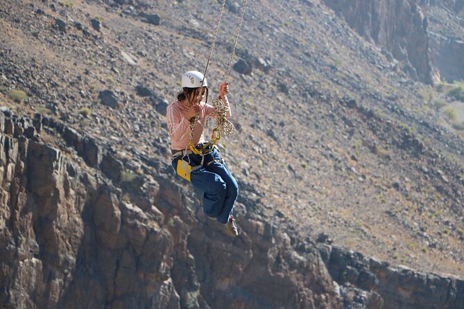 Half-Day Private Experience in Tanuf Arch - Swinging above Wadi Tanuf