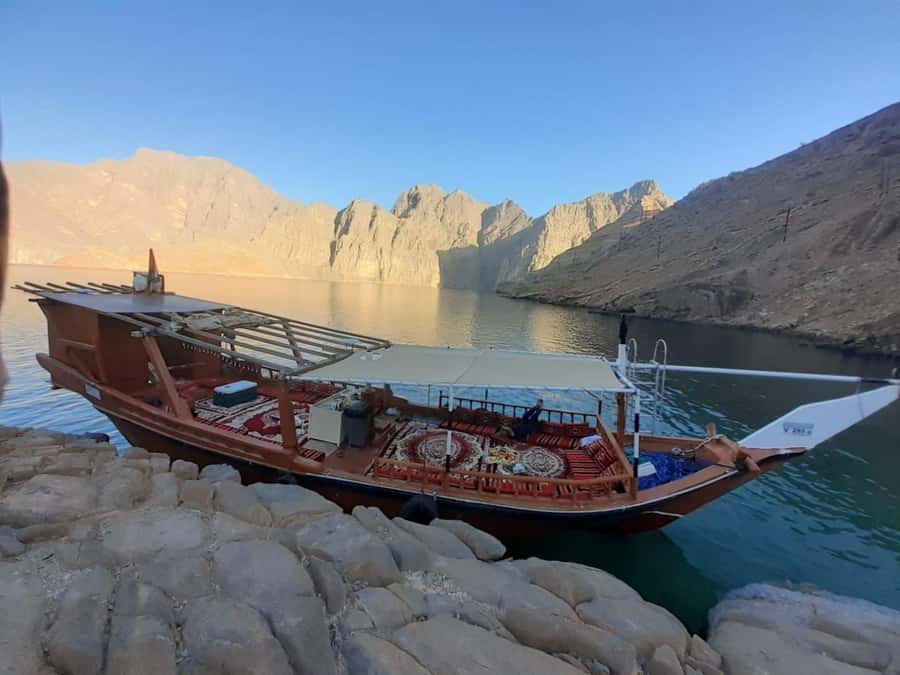 Khasab: Dhow Cruise with Lunch, Dolphin Watching& Snorkeling - Telegraph Island, snorkeling, and lunch