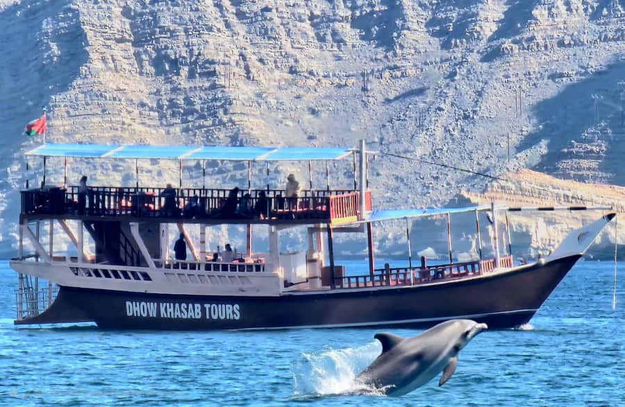 Khasab: Dhow Cruise with Lunch, Dolphin Watching& Snorkeling - Starting in Khasab and getting to the dhow