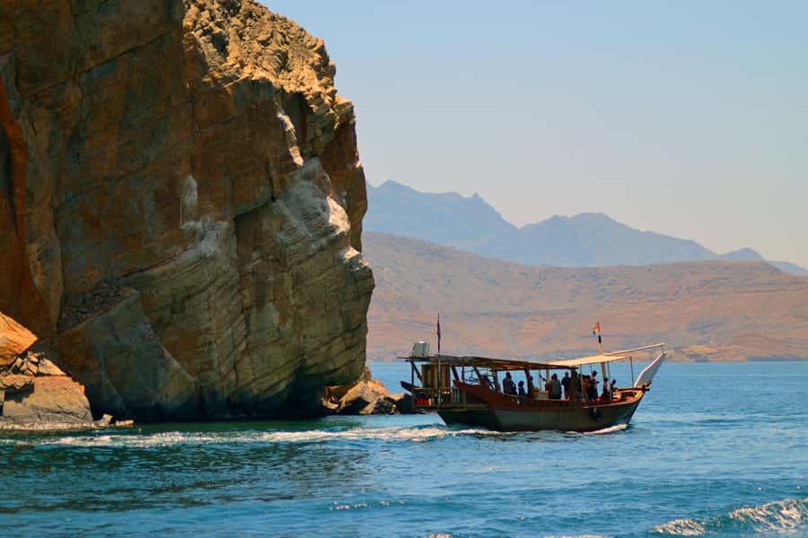 Khasab: Dolphin Watching Day Tour with Snorkeling & Lunch - Khor Ash Sham, Oman’s fjord country by dhow