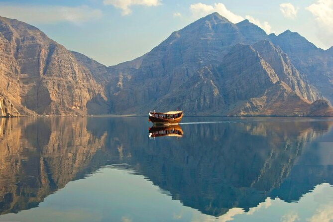 Khasab Full Day Dhow Cruise With Enjoying Snorkeling, Lunch & Dolphin Watching - Dolphin watching on the way
