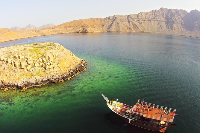 Khasab Musandam Full day dhow cruise - Telegraph Island and the swimming stop