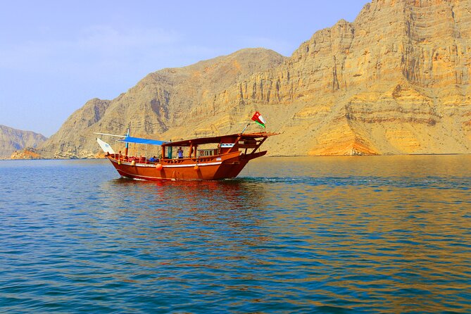 Khasab Musandam Half Day Dhow Cruise - Dolphin watching beside the dhow