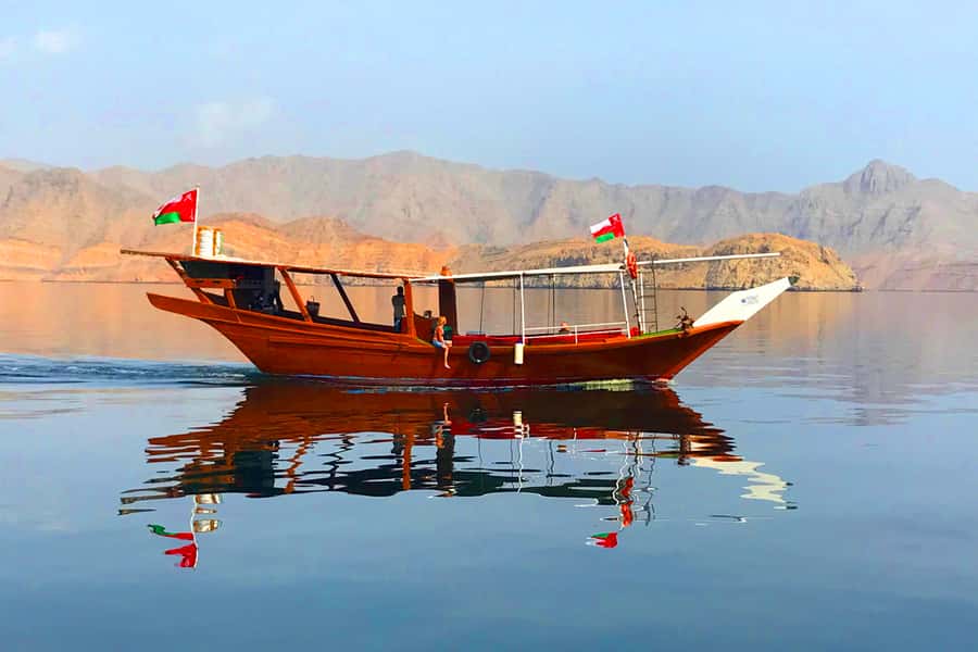 Musandam/Khasab: Overnight Dhow Cruise with Camping and BBQ - Dolphin watching in Khor Sham Fjord