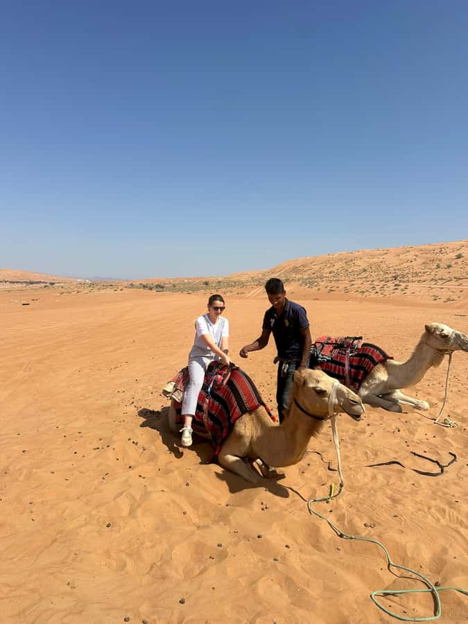 Muscat: Bidiya Desert Sunset Camel Ride with Transfer - The camel ride: a short taste of desert travel