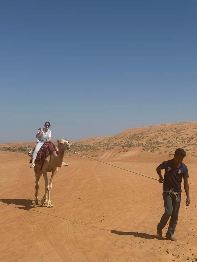 Muscat: Bidiya Desert Sunset Camel Ride with Transfer - Is $470 good value for up to four people?