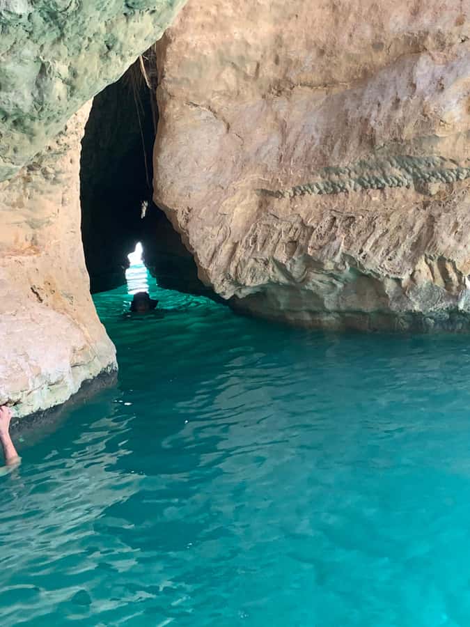 Muscat: Full-Day Wadi Shab & Bimmah Sinkhole Private Tour - Swimming Through Wadi Shab’s Pools