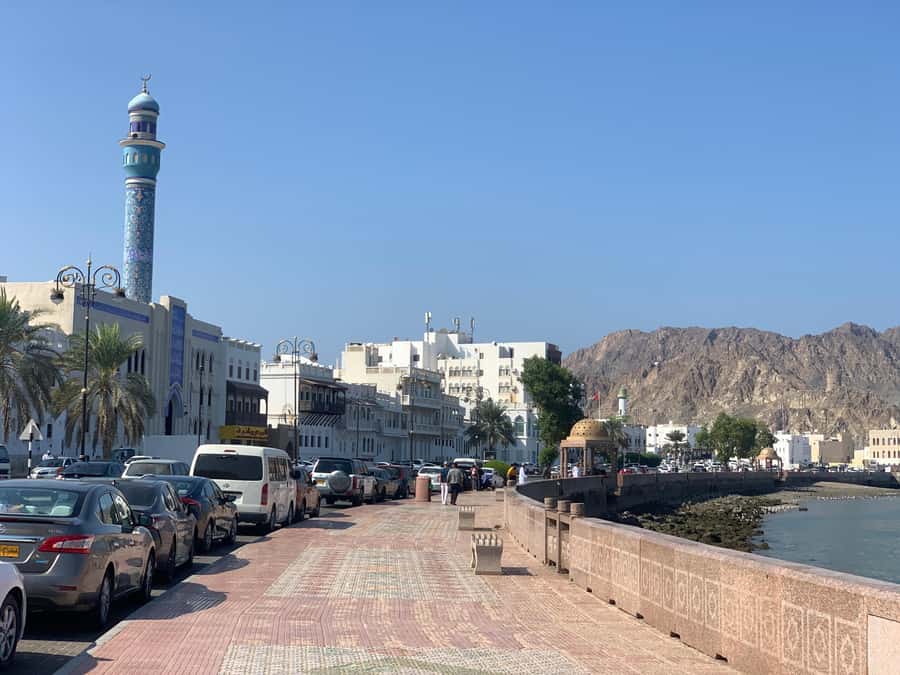 Muscat: Group City Tour with Pickup and Lunch or Dinner - Qurum Beach and a small Omani food break