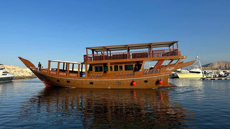 Muscat: Omani Traditional Dhow Sunset Cruise - Setting out from Muscat as the heat fades