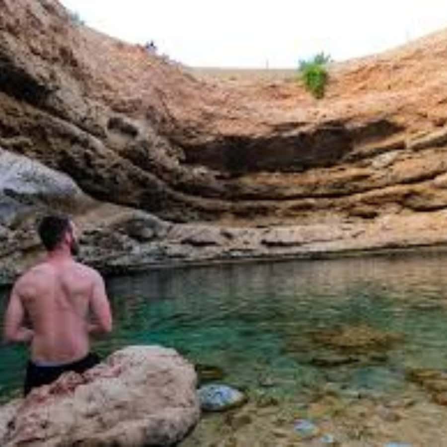 Muscat: Wadi Shab & Bimmah Sinkhole... - Swimming in the Wadi’s clear pools