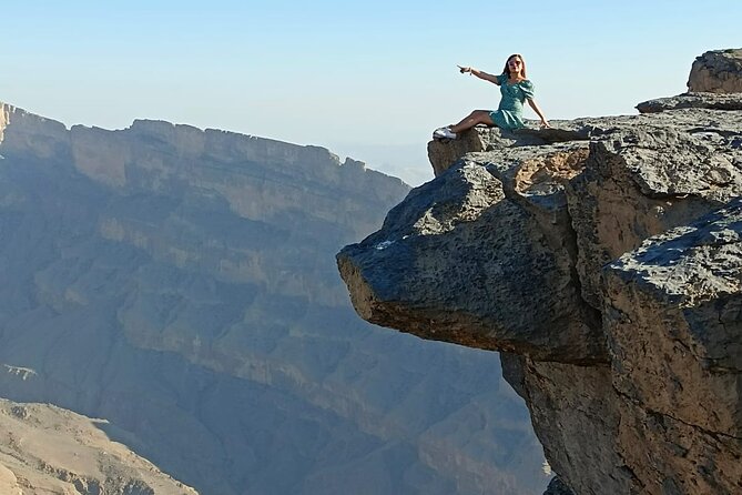 Nizwa Fort-Nizwa Souq-Misfah Al Arbyeen-Jebel Shams - Private Full Day Tour - Misfah Al Abriyeen at 1,000 meters