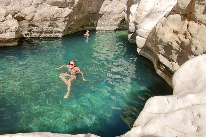 Oman Highlights: Wahiba Sands Desert & Wadi Bani Khalid Tour - Wadi Bani Khalid: freshwater, palms, and canyon walls