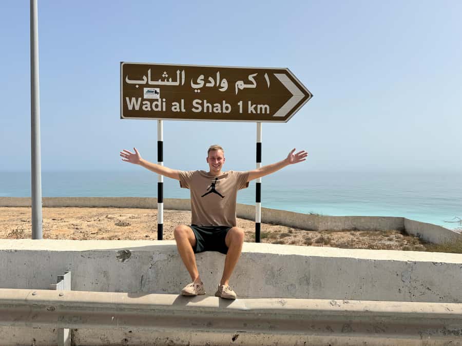 Oman’s Hidden Gems: Wadi Shab & Bimmah Sinkhole - The boat crossing starts the Wadi Shab outing