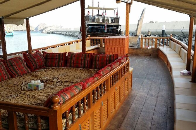 Omani Traditional Dhow Cruise: Sunset and Muscat Coastal View - Al Jalali Fort Above Old Muscat Harbor