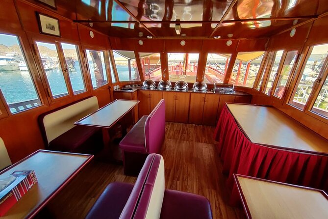 Omani Traditional Dhow Cruise: Sunset and Muscat Coastal View - Al Alam Palace From the Sea