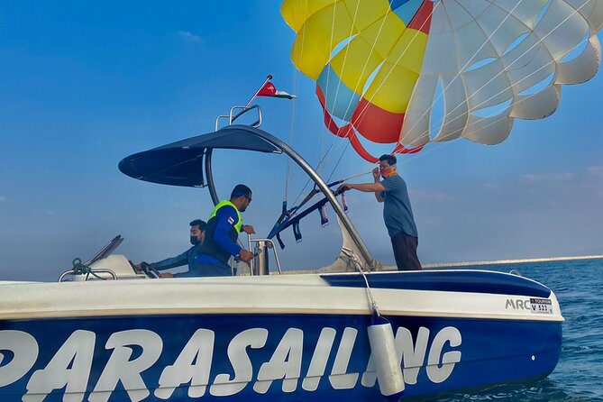 Parasailing tour in Al Mouj Muscat - What the 35-minute outing actually includes