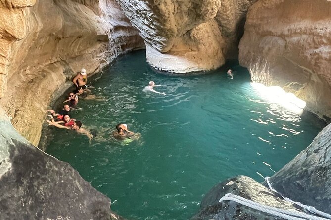 Private Full- Day Wadi Shab-Bimmah Sinkhole-Fins Beach Tour - Bimmah Sinkhole offers a short, dramatic pause