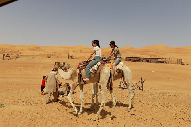 Private Wahiba Sand Desert and Wadi Hawar - Full Day Tours - Bedouin coffee, dates, and a camel ride