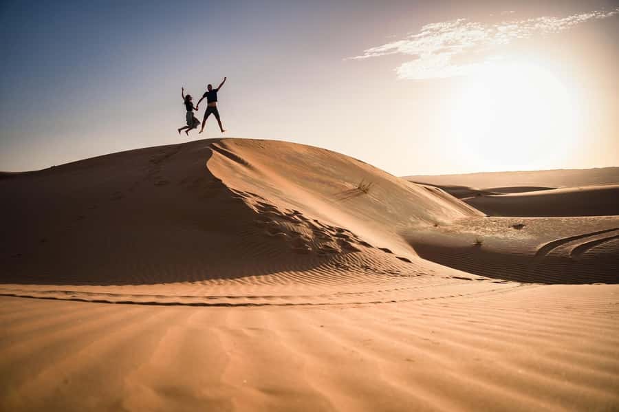 Salalah: Sunset Desert Safari - Rub Al Khali - Empty Quarter - Thumrait, black camels, and the road north