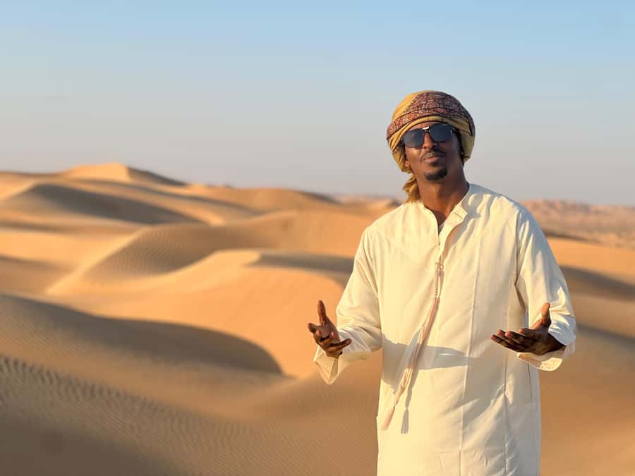 Salalah: Sunset Desert Safari - Rub Al Khali - Empty Quarter - Sunset over the golden dunes