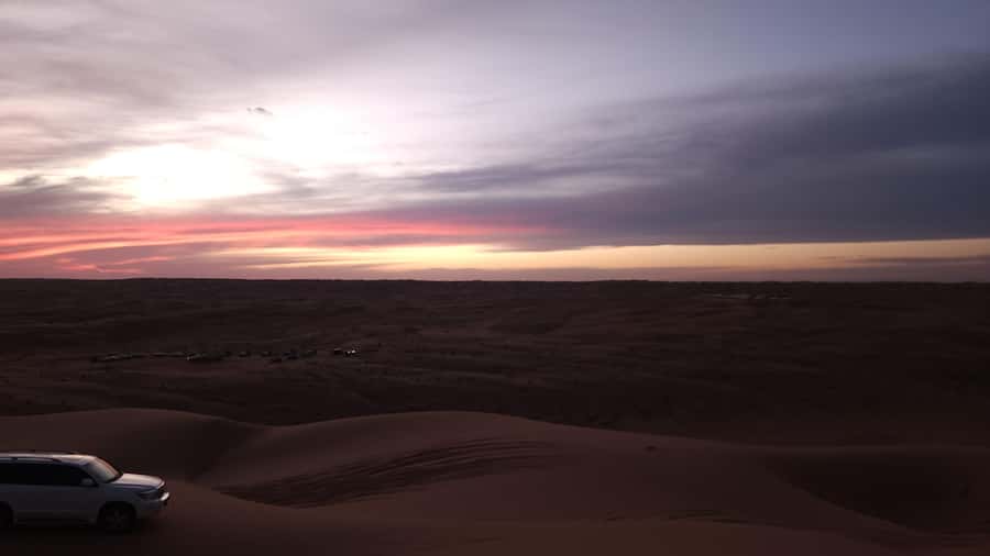 Sunset at wahiba desert - Sunset, camels, sandboarding, and quad bikes