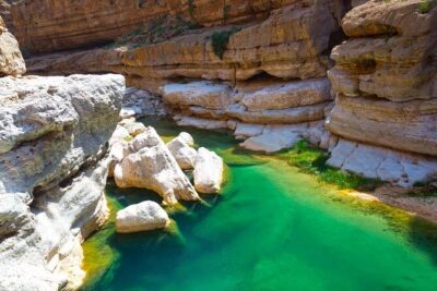 Wadi Shab and Bimmah Sinkhole Group Full Day Tour