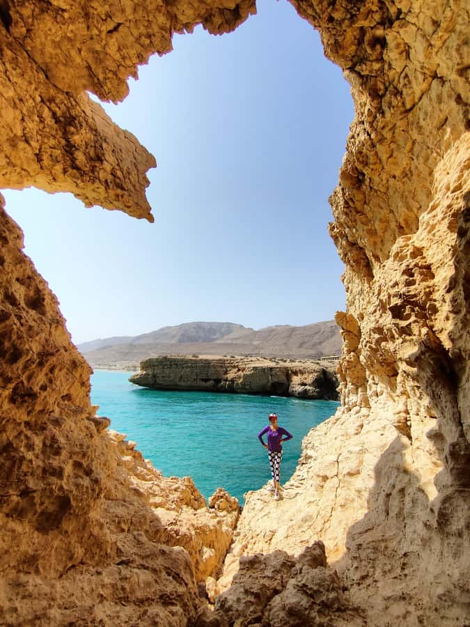 Wadi Shab &Bimmah Sinkhole &Heart shaped Cave &Pebble Beach - Bimmah Sinkhole and the final tea stop