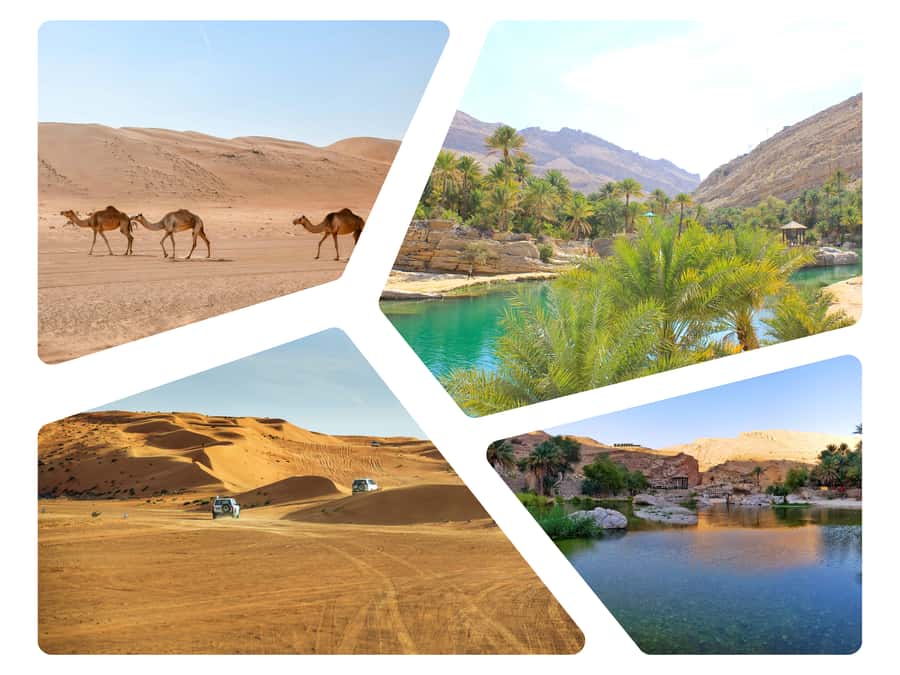 Wahiba Sands and Wadi Bani Khalid Full-Day Tour from Muscat - Wadi Bani Khalid and its clear pools